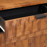 Bedside Cabinet Brown 50 x 33 x 60 cm Solid Mango Wood 4017908