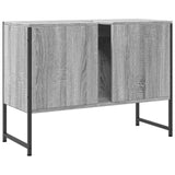 Bathroom Sink Cabinet Grey Sonoma 80x33x60 cm Engineered Wood 842464
