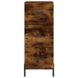 Highboard Smoked Oak 34,5x34x180 cm Engineered Wood 3198862