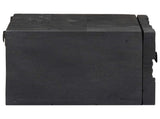 Handmade Bedside Cabinet Black 40 x 30 x 20 cm Solid Mango Wood 42020079