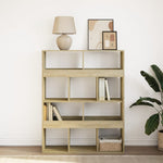 Bookcase Sonoma Oak 100x33x125.5 cm Engineered Wood 3309359