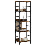 Bookshelf Smoked Oak 50x33x153 cm Engineered Wood 835276