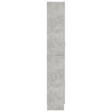 Vitrine Cabinet Concrete Grey 82.5x30.5x185 cm Engineered Wood 802772
