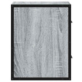 ZNTS Wall-mounted Bedside Cabinet Grey Sonoma 40x31x39.5 cm 848730
