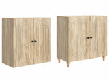 Cabinet Set 2 pcs 66 x 34.5 x 90 cm Engineered Wood 3416441