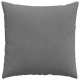 Sofa Pillows 2 pcs Dark Grey 80 x 80 cm Fabric 42014071