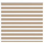 ZNTS Zebra Blind Sand Brown 155x100 cm Fabric Width 150.9 cm Polyester 4014532