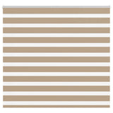 ZNTS Zebra Blind Sand Brown 155x100 cm Fabric Width 150.9 cm Polyester 4014532