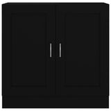 Book Cabinet Black 82.5x30.5x80 cm Engineered Wood 802706