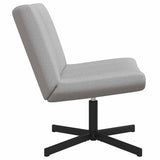 Swivel Chair Cloud Grey 63 x 75 x 76 cm Fabric 42007333