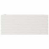 Garden Planter White 110x60x46 cm Solid Wood Pine 3282460
