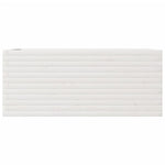 Garden Planter White 110x60x46 cm Solid Wood Pine 3282460