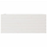 Garden Planter White 110x60x46 cm Solid Wood Pine 3282460