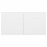 8 Piece TV Cabinet Set White Engineered Wood 3078668