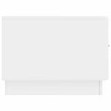 Coffee Table High Gloss White 49 x 50 x 37 cm Engineered Wood 895429