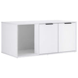 Cat Crate Furniture White 100 x 49 x 45 cm Engineered Wood 8014751