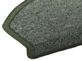 Self-adhesive Stair Mats 15 pcs Dark Green 80 x 24.5 x 3.5 cm 42038643