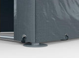 2.2 x 1.6 m Outdoor Storage Tent, with Accessories - Dark Grey T3398P325197