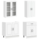 Kitchen Unit KALMAR 4 pcs White Engineered Wood 3438305