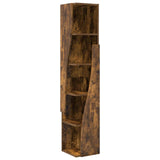 Corner Cabinet 27.5x27x140cm Engineered Wood Smoked Oak 889870