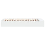Bed Frame without Mattress White 100x200 cm 3280601