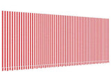 Awning Replacement Fabric Red and White 580x295 cm Polyester 367722
