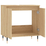 Bathroom Cabinet Sonoma oak Engineered wood, iron Small 831575