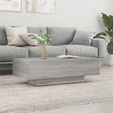 Coffee Table Grey Sonoma 100x49.5x31 cm Engineered Wood 833894