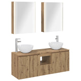 Bathroom Cabinet Set 5 pcs Artisan Oak Engineered Wood 3406374