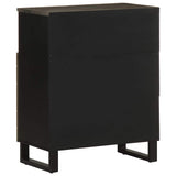 Sideboard Black 60x33x75 cm Solid Wood Mango 4017709