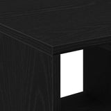 Coffee Table Black Oak 90 x 49 x 45 cm Engineered Wood 862969