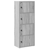 Bookcase Grey Sonoma 40x24x102 cm Engineered Wood 860378