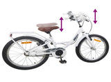 Kids Bike 18 Inches for 5-7 Years Old White 42009461