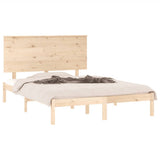 Bed Frame without Mattress 140x200 cm Solid Wood Pine 3104803