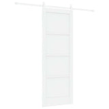 Sliding Door ORKDAL White 78 x 211 cm Solid Pine Wood 3333753