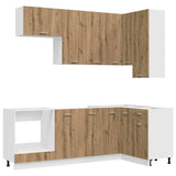 Kitchen Unit LYON 8 pcs Artisan Oak Engineered Wood 3438446
