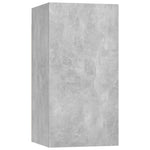 3 Piece TV Cabinet Set Concrete Grey Engineered Wood 3079077