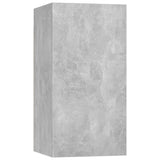 3 Piece TV Cabinet Set Concrete Grey Engineered Wood 3079077