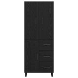 Highboard with Drawer 2 pcs Black Oak 69.5 x 34 x 180 cm 3416149