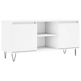 TV Cabinet White 104x35x50 cm Engineered Wood 827012