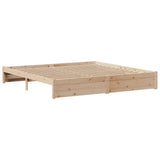 Bed Frame with Headboard without Mattress 180x200 cm Super King 3306001