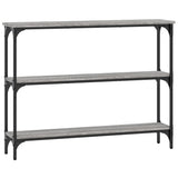 Console Table Grey Sonoma 100x22.5x75 cm Engineered Wood 834028
