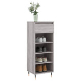 Shoe Cabinet Grey Sonoma 40x36x105 cm Engineered Wood 831458
