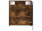 Bathroom Mirror Cabinet Smoked Oak 40 x 10.5 x 60.5 cm 889027