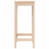 Bar Table 50x50x110 cm Solid Wood Pine 833263