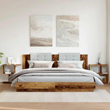 Bedside Cabinets 2 pcs Old Wood 50x30x51.5 cm Engineered Wood 856535