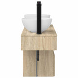 Bathroom Furniture Set 3 pcs Sonoma Oak Engineered Wood 3405579
