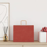 Paper Bags 250 pcs with Handles Red 32x22x24 cm 4101987