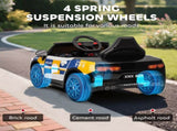 Kids Electric Ride on Police Car with Remote Control, Music, Horn, Siren Flashing Lights for 3-5 T3398P378920