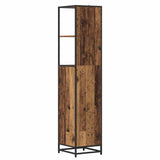 Bathroom Furniture Set with Drawer Old Wood 35 x 37.5 x 166 cm 883598